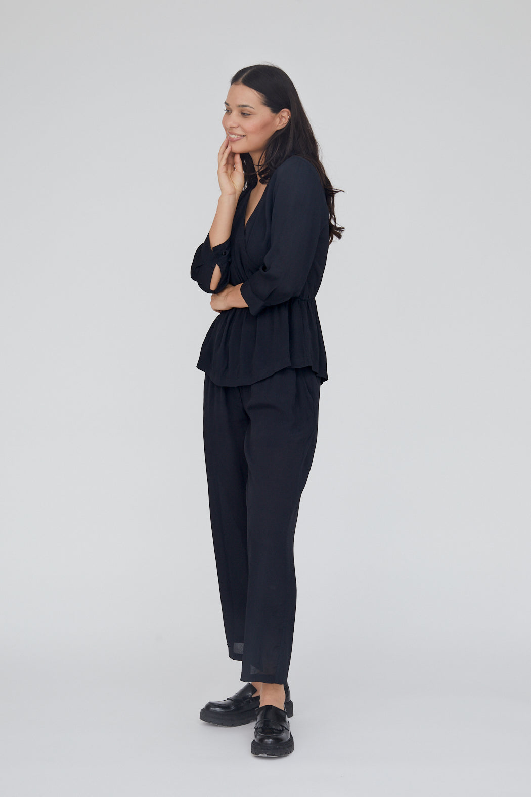 Basic Apparel Laurel Blouse Blouses 001 Black